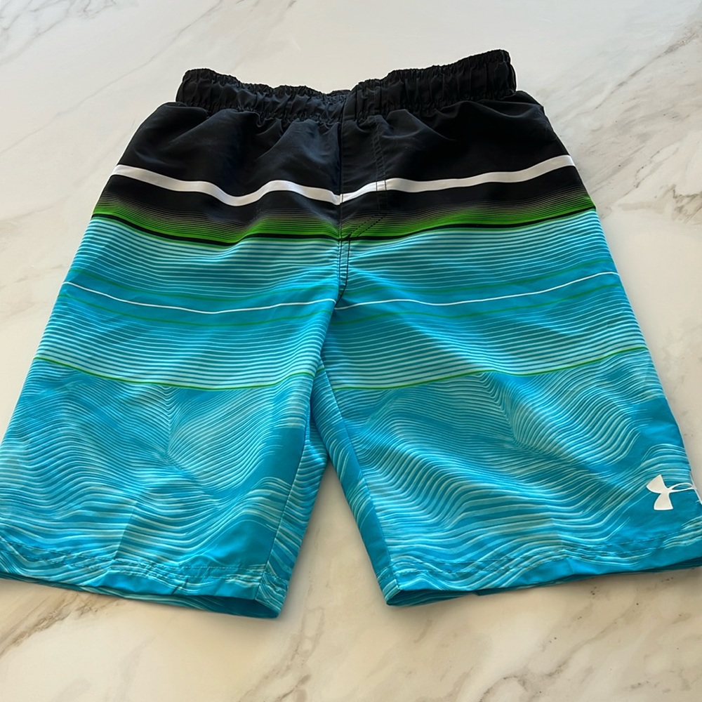 UnderArmour swim trunks, size YM